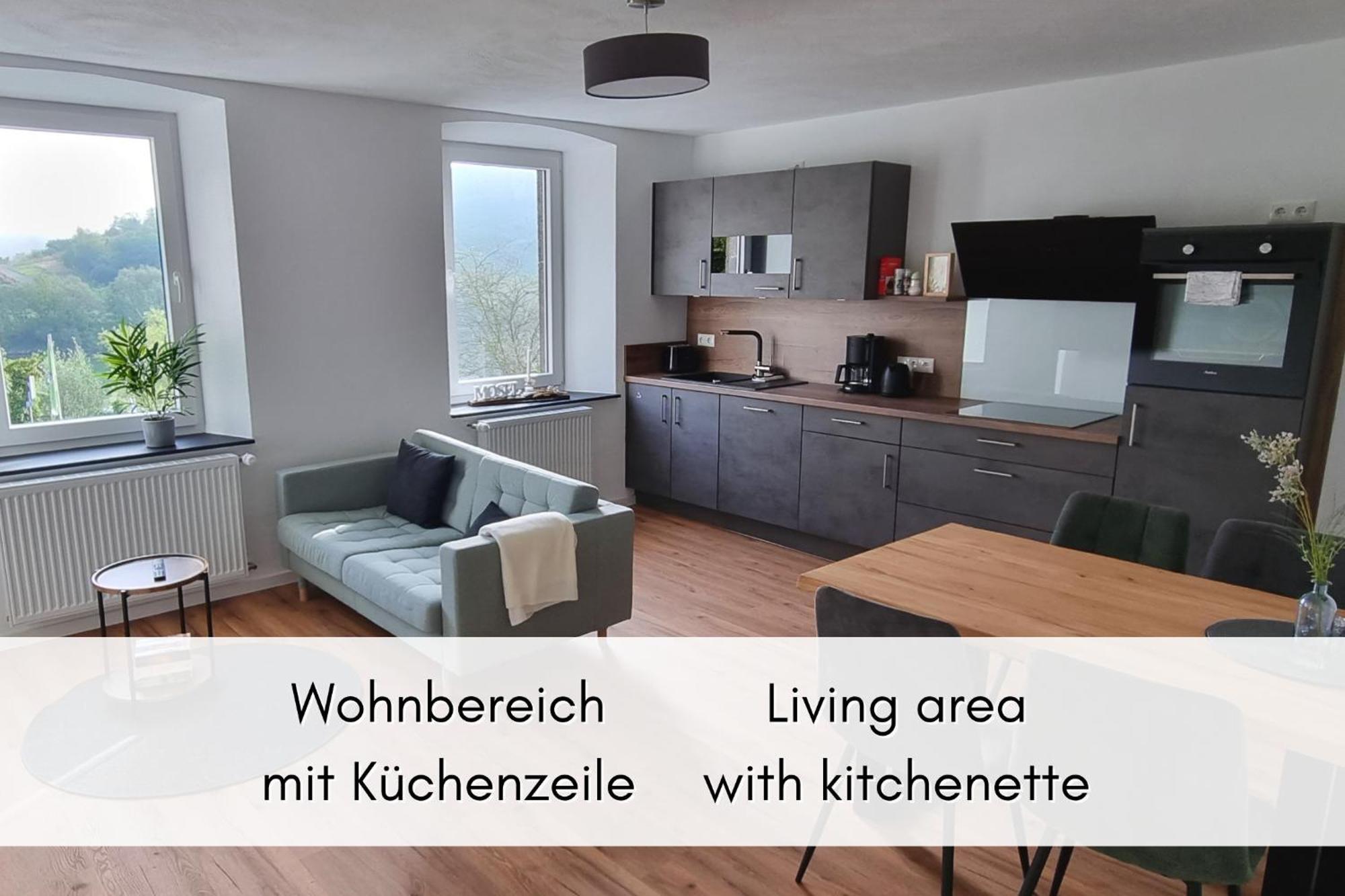 Апартаменти Winzerhaus Am Calmont - Terrasse Der Ruhe Бремм Екстер'єр фото