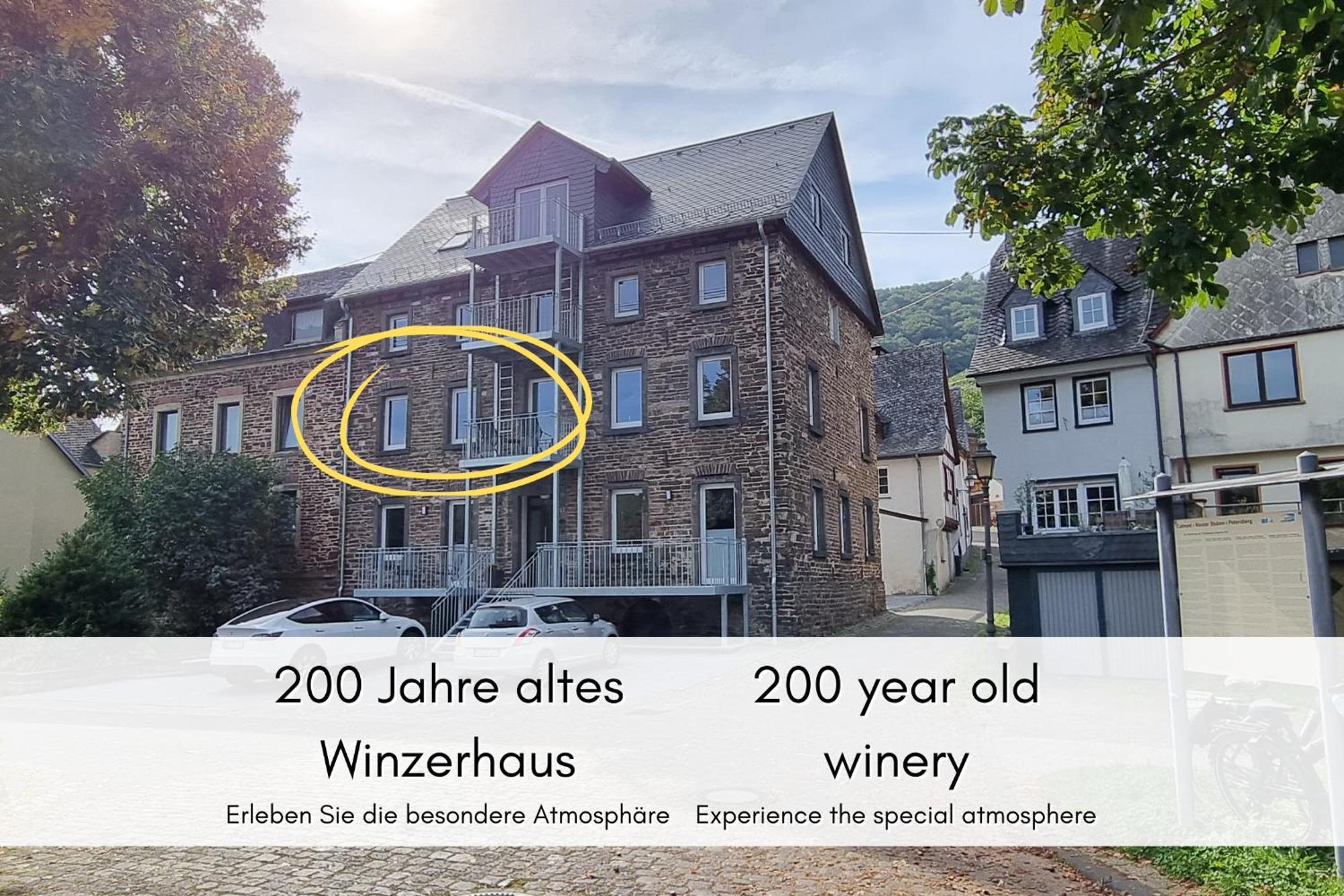 Апартаменти Winzerhaus Am Calmont - Terrasse Der Ruhe Бремм Екстер'єр фото